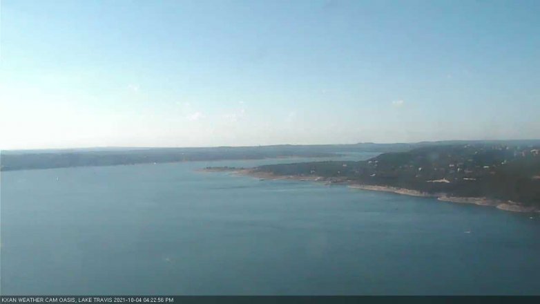Lake Travis webcam, October 4, 2021 4:25 PM CT