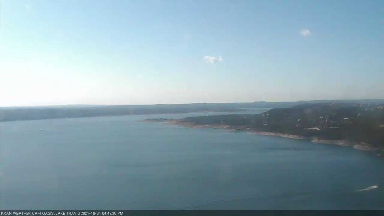 Lake Travis webcam, October 4, 2021 4:45 PM CT