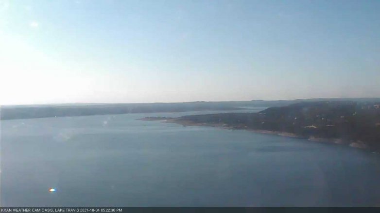 Lake Travis webcam, October 4, 2021 5:25 PM CT
