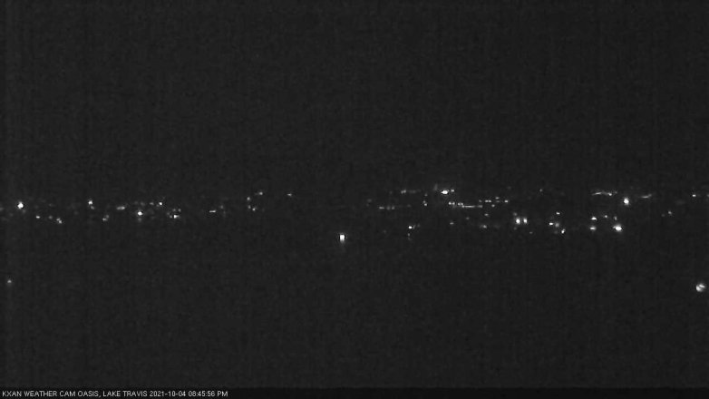 Lake Travis webcam, October 4, 2021 8:45 PM CT