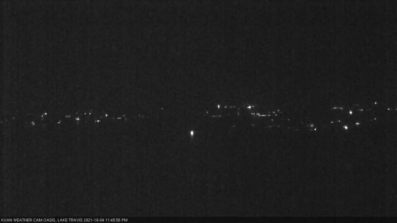 Lake Travis webcam, October 4, 2021 11:45 PM CT