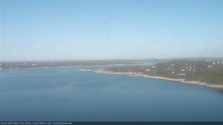 Lake Travis webcam, October 5, 2021 9:45 AM CT