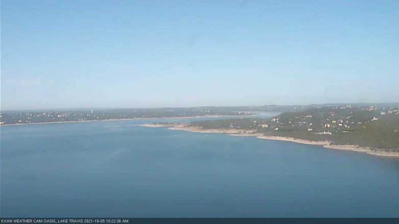 Lake Travis webcam, October 5, 2021 10:25 AM CT