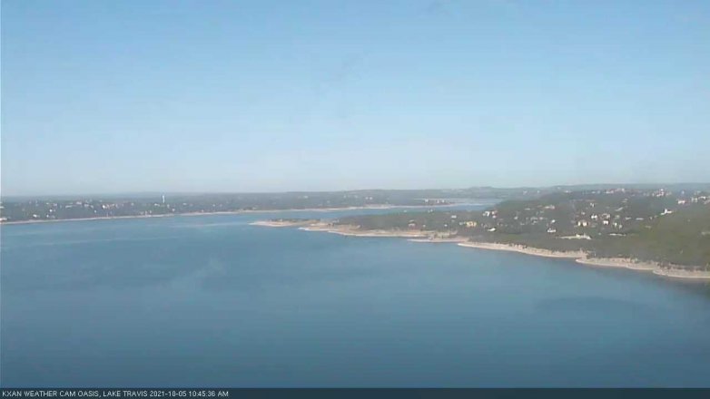 Lake Travis webcam, October 5, 2021 10:45 AM CT