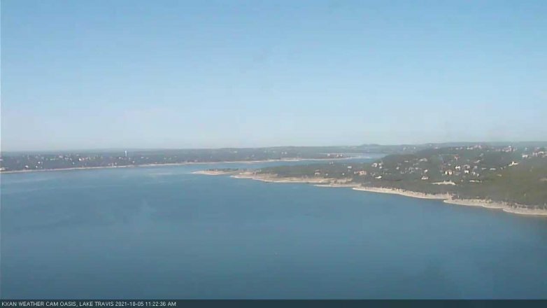 Lake Travis webcam, October 5, 2021 11:25 AM CT