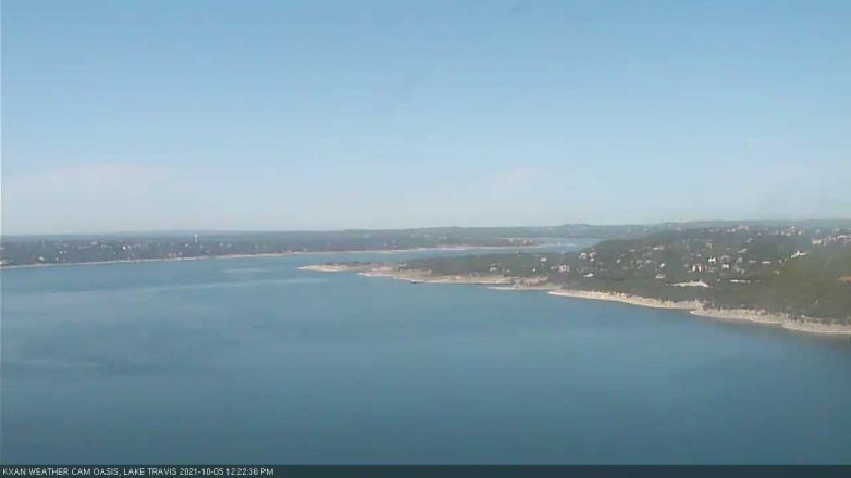 Lake Travis webcam, October 5, 2021 12:25 PM CT