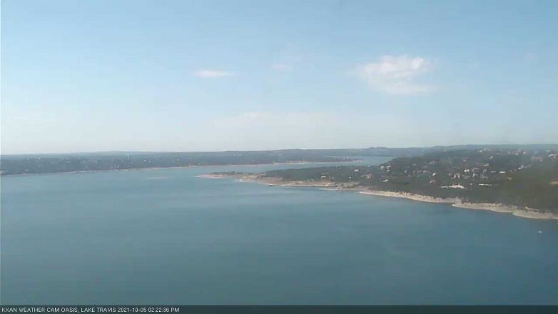 Lake Travis webcam, October 5, 2021 2:25 PM CT