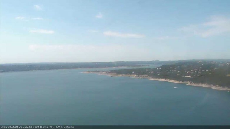 Lake Travis webcam, October 5, 2021 2:45 PM CT