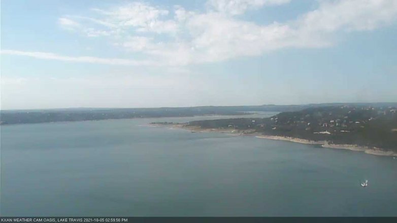 Lake Travis webcam, October 5, 2021 3:00 PM CT