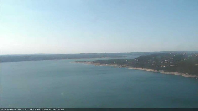 Lake Travis webcam, October 5, 2021 3:45 PM CT