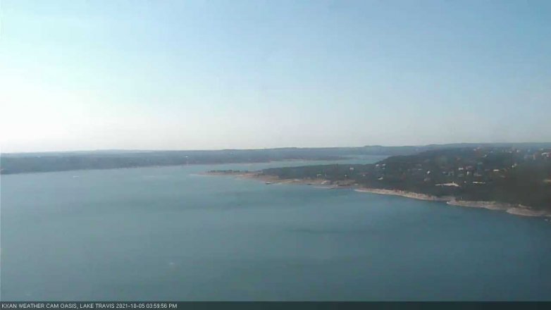 Lake Travis webcam, October 5, 2021 4:00 PM CT