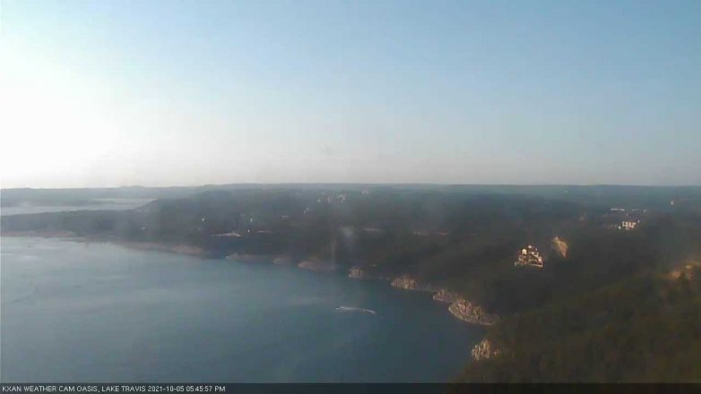 Lake Travis webcam, October 5, 2021 5:45 PM CT
