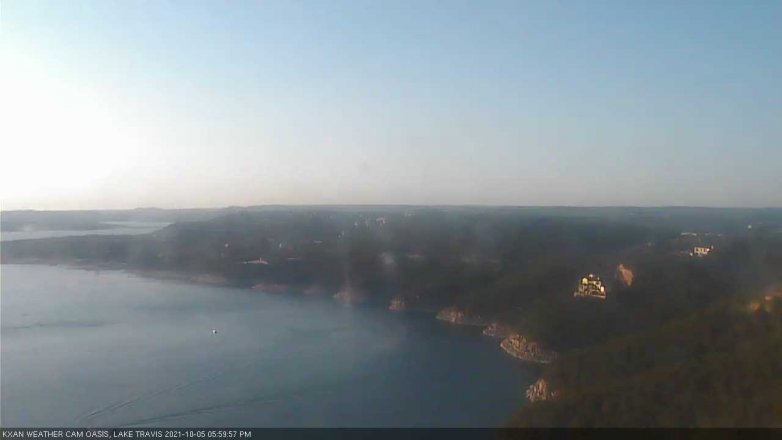 Lake Travis webcam, October 5, 2021 6:00 PM CT