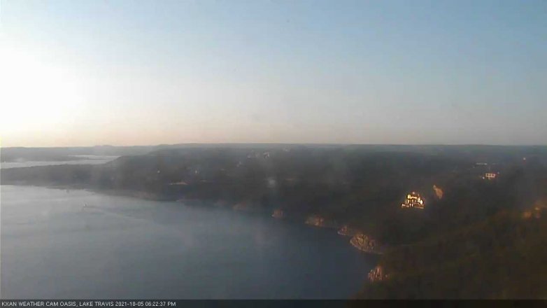 Lake Travis webcam, October 5, 2021 6:25 PM CT