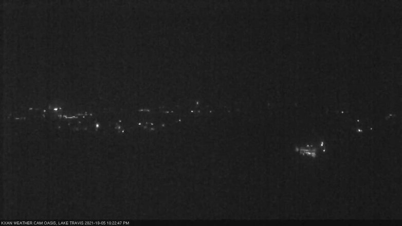 Lake Travis webcam, October 5, 2021 10:25 PM CT