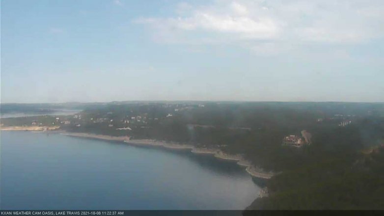 Lake Travis webcam, October 6, 2021 11:25 AM CT