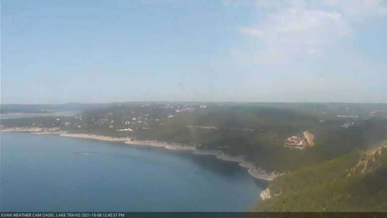 Lake Travis webcam, October 6, 2021 12:45 PM CT