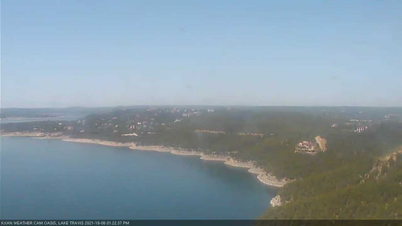 Lake Travis webcam, October 6, 2021 1:25 PM CT
