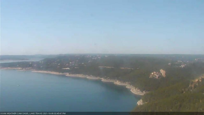 Lake Travis webcam, October 6, 2021 2:45 PM CT