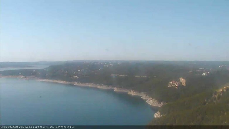 Lake Travis webcam, October 6, 2021 3:25 PM CT