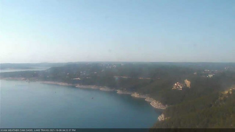 Lake Travis webcam, October 6, 2021 4:25 PM CT