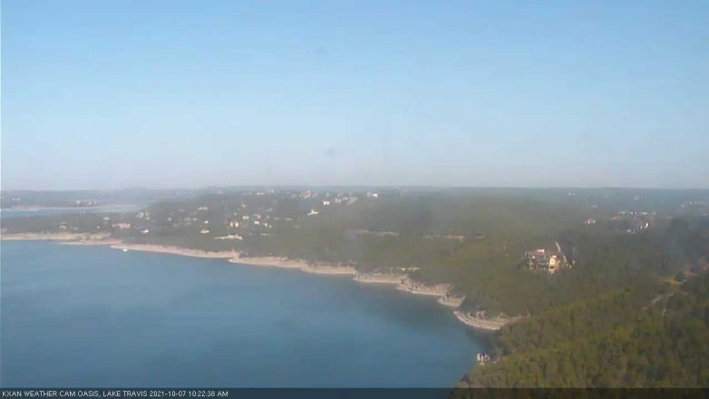 Lake Travis webcam, October 7, 2021 10:25 AM CT