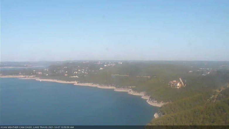 Lake Travis webcam, October 7, 2021 11:00 AM CT