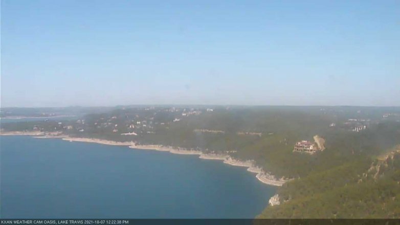 Lake Travis webcam, October 7, 2021 12:25 PM CT