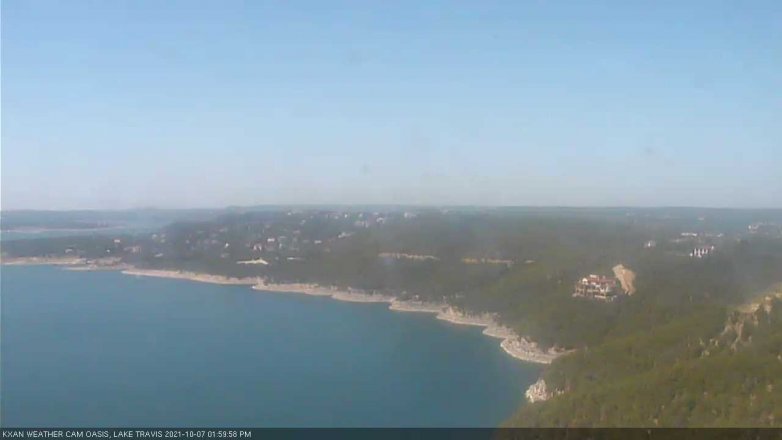 Lake Travis webcam, October 7, 2021 2:00 PM CT
