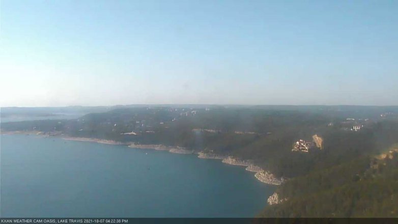 Lake Travis webcam, October 7, 2021 4:25 PM CT
