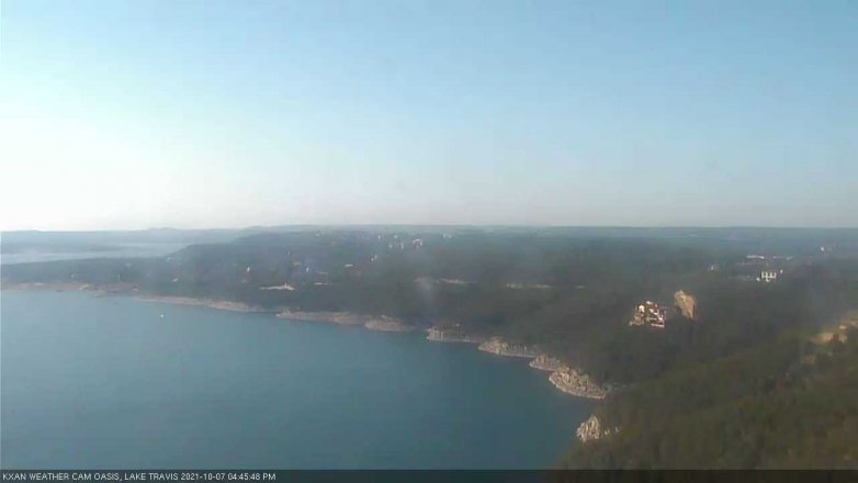 Lake Travis webcam, October 7, 2021 4:45 PM CT