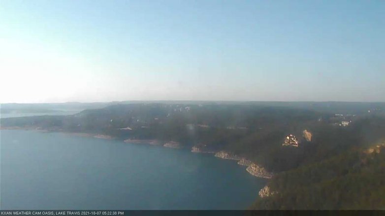 Lake Travis webcam, October 7, 2021 5:25 PM CT