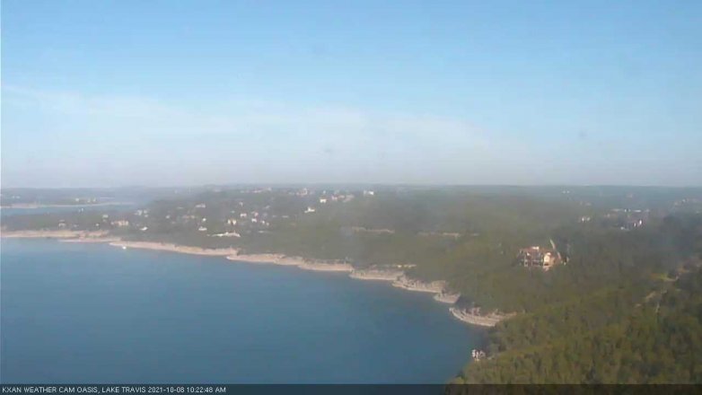 Lake Travis webcam, October 8, 2021 10:25 AM CT