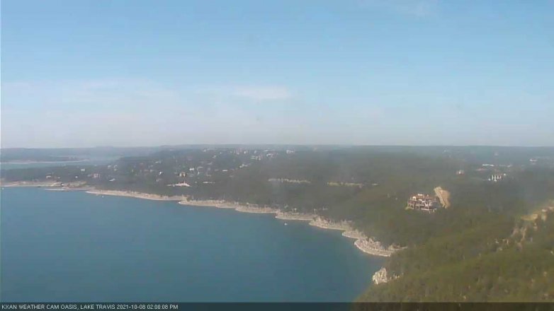 Lake Travis webcam, October 8, 2021 2:00 PM CT