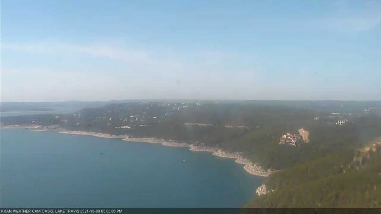 Lake Travis webcam, October 8, 2021 3:00 PM CT