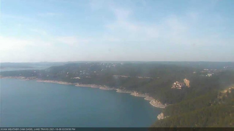 Lake Travis webcam, October 8, 2021 4:00 PM CT