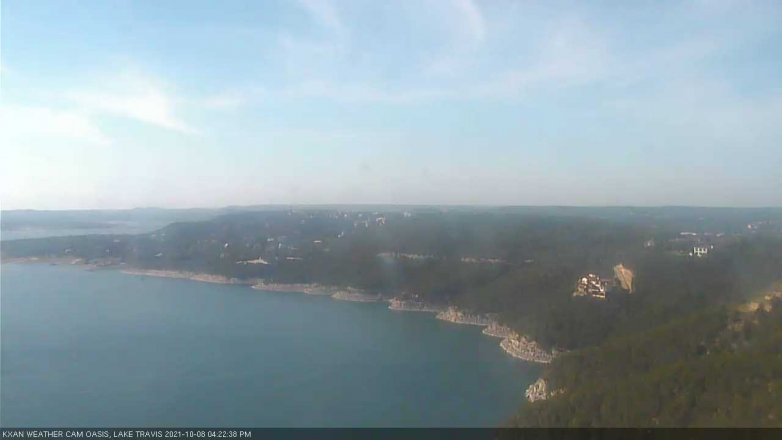 Lake Travis webcam, October 8, 2021 4:25 PM CT