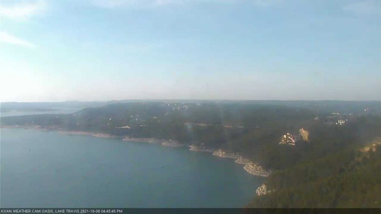 Lake Travis webcam, October 8, 2021 4:45 PM CT