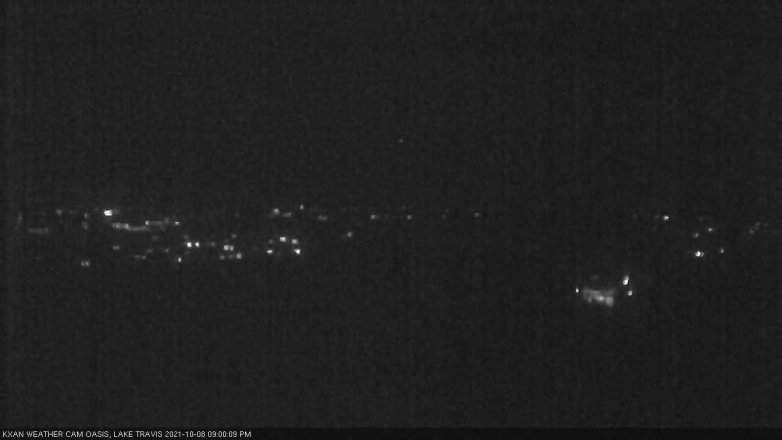 Lake Travis webcam, October 8, 2021 9:00 PM CT