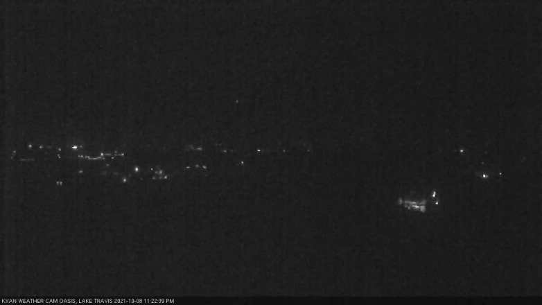 Lake Travis webcam, October 8, 2021 11:25 PM CT
