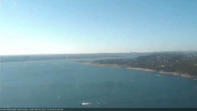 Lake Travis webcam, October 9, 2021 4:25 PM CT