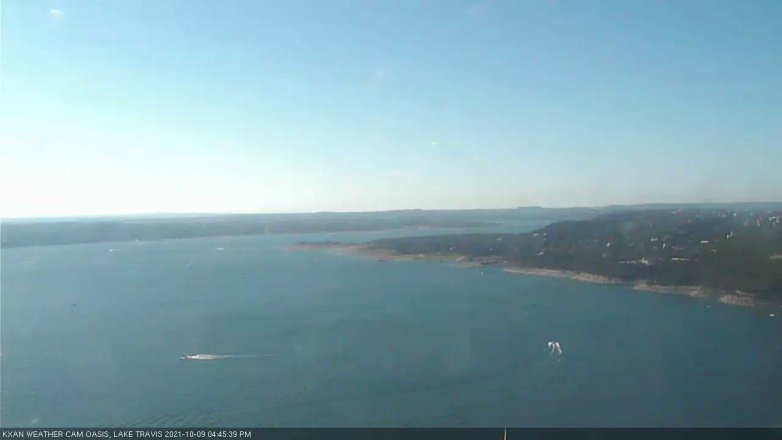 Lake Travis webcam, October 9, 2021 4:45 PM CT