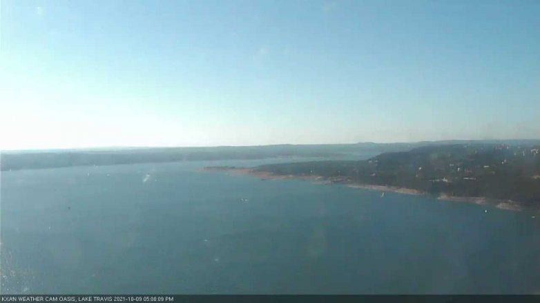 Lake Travis webcam, October 9, 2021 5:00 PM CT
