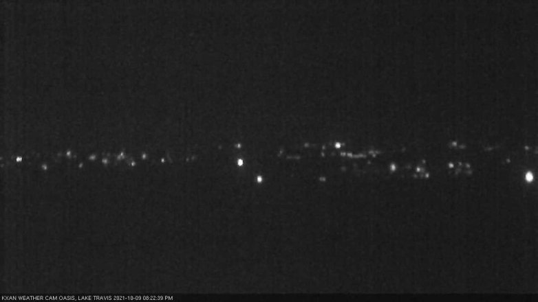 Lake Travis webcam, October 9, 2021 8:25 PM CT