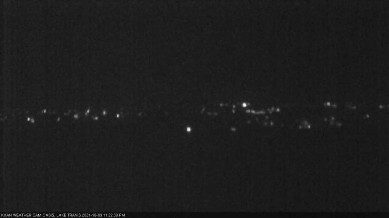 Lake Travis webcam, October 9, 2021 11:25 PM CT
