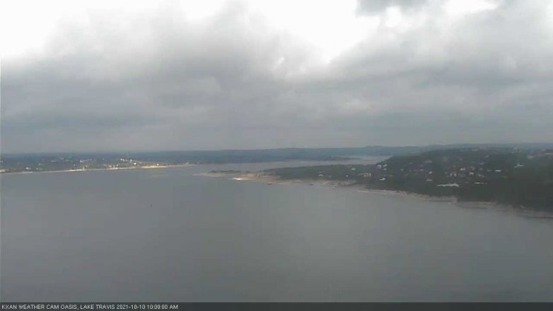 Lake Travis webcam, October 10, 2021 10:00 AM CT