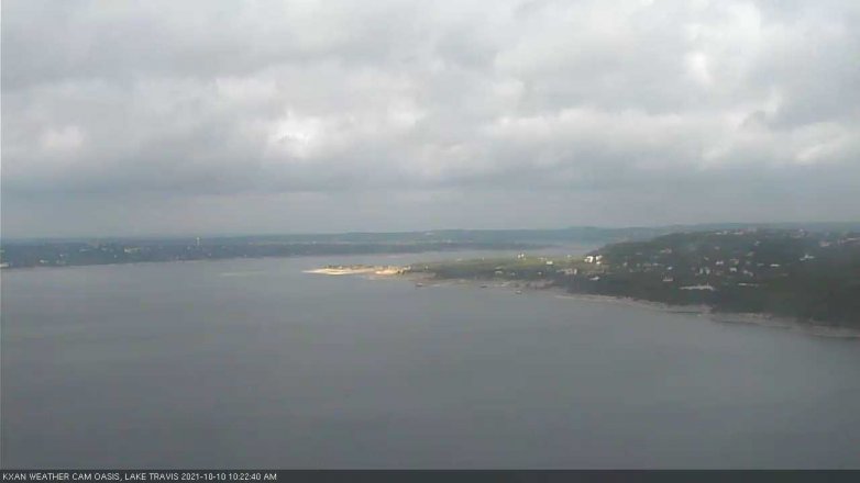 Lake Travis webcam, October 10, 2021 10:25 AM CT