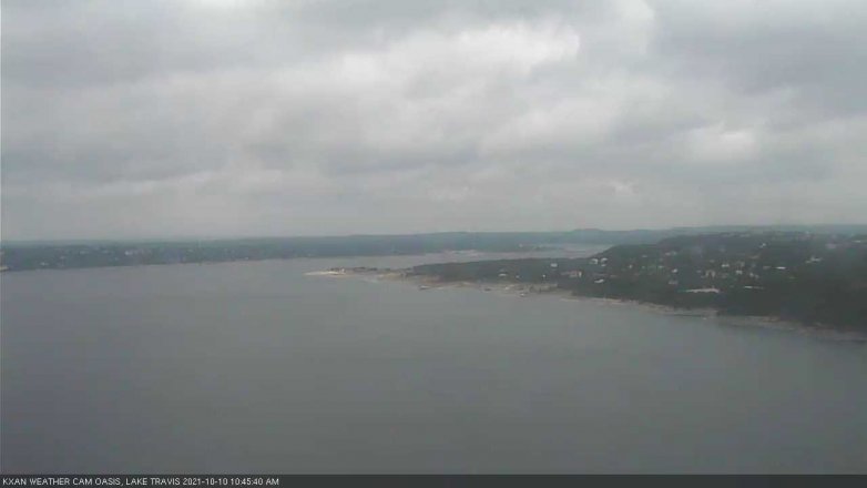 Lake Travis webcam, October 10, 2021 10:45 AM CT