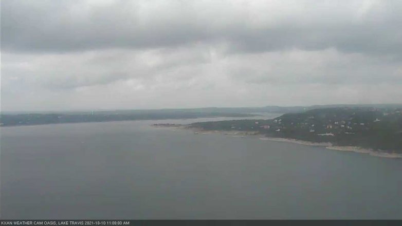 Lake Travis webcam, October 10, 2021 11:00 AM CT