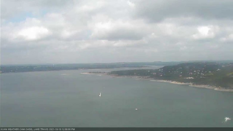 Lake Travis webcam, October 10, 2021 12:00 PM CT